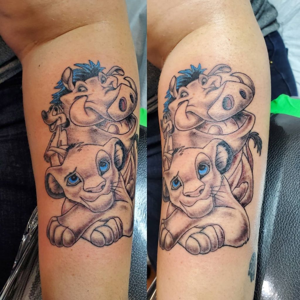 Lion king tattoo